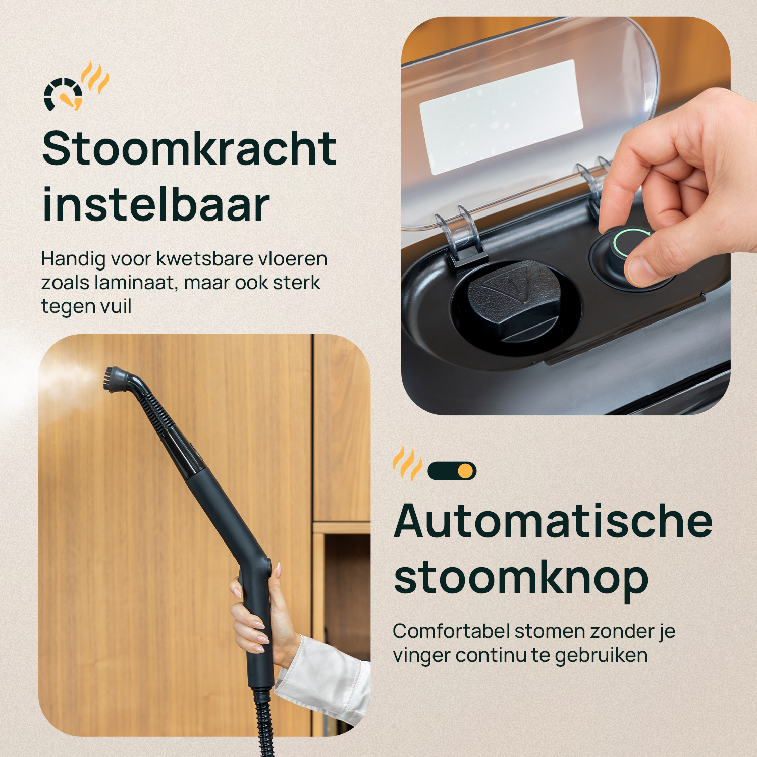 Stoomreiniger 'The Big one'