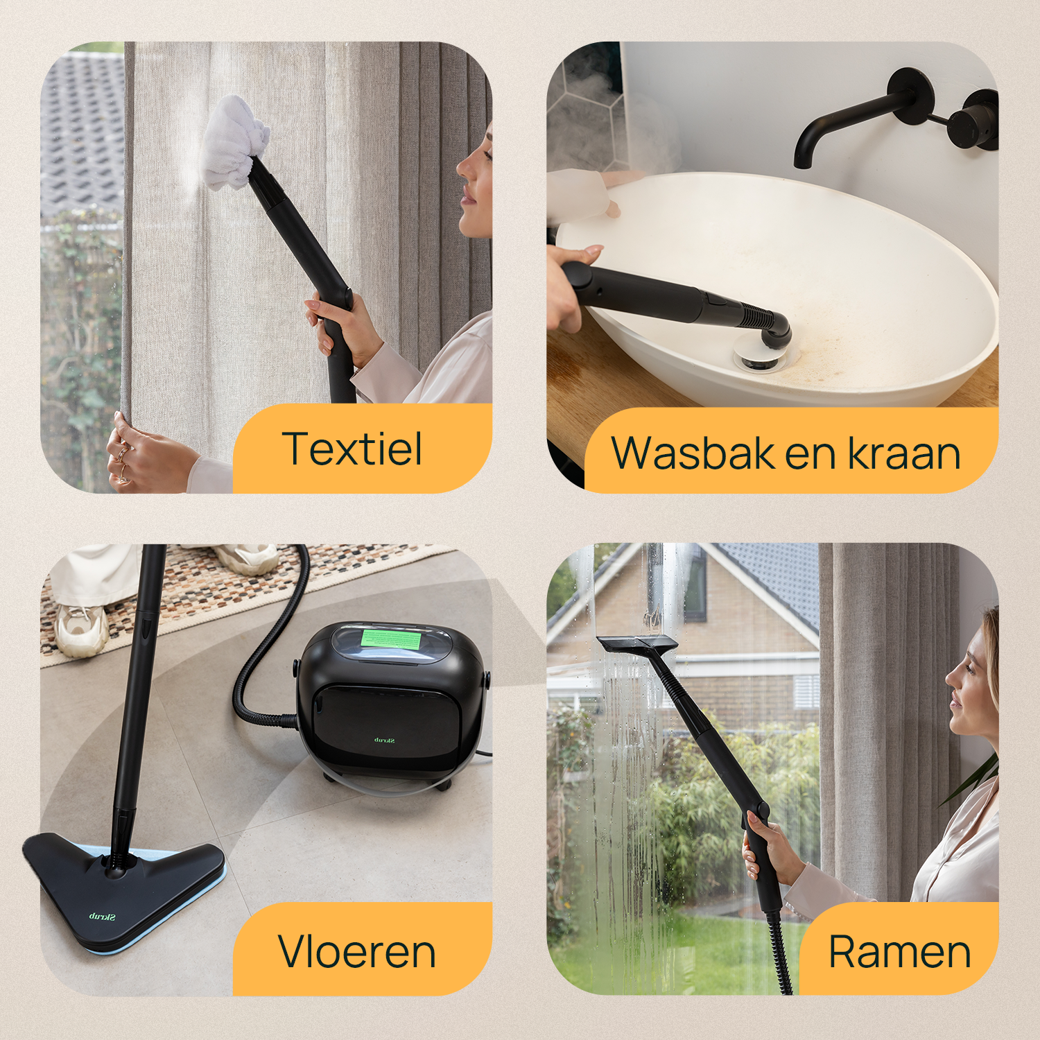 Stoomreiniger 'The Big one'