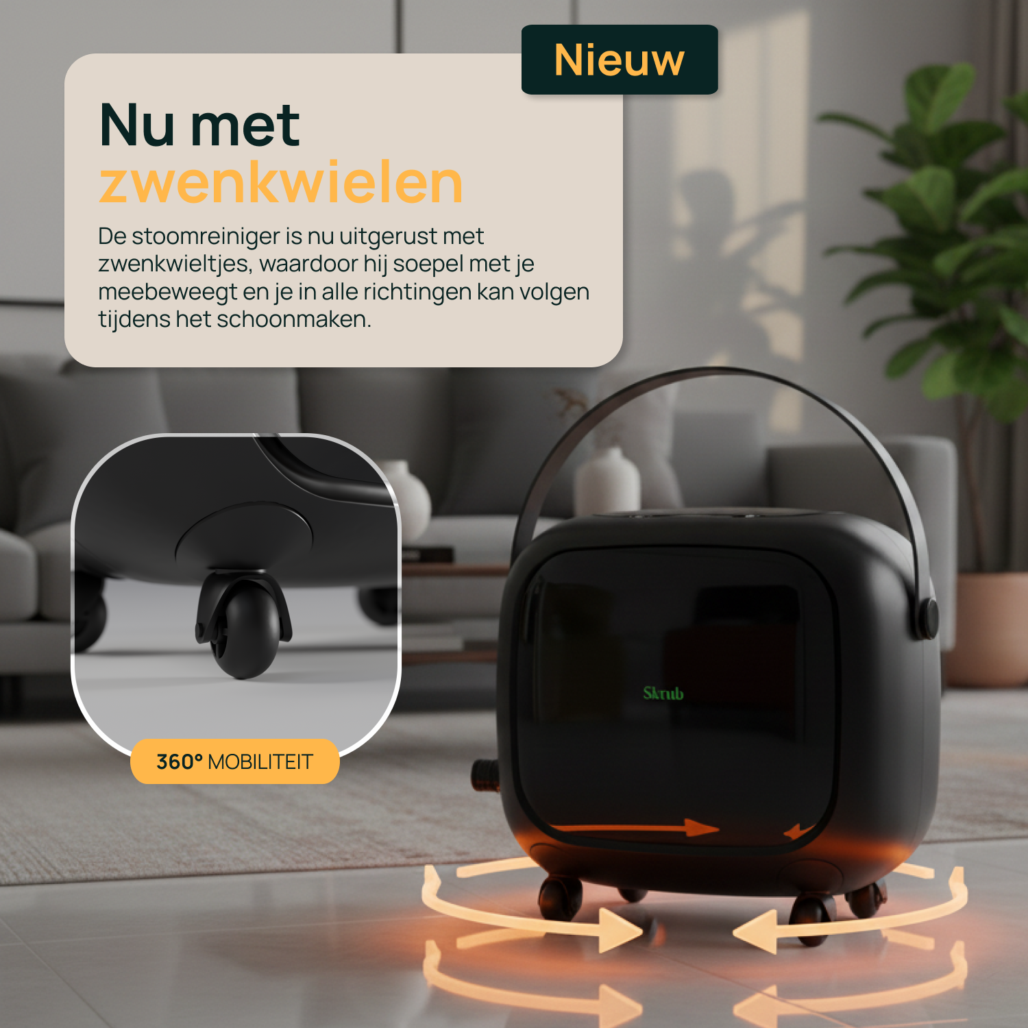 Stoomreiniger 'The Big one'