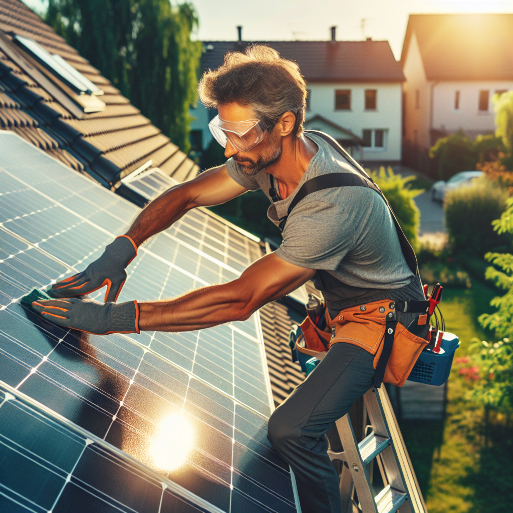 Waarom je zonnepanelen schoonmaken belangrijk is