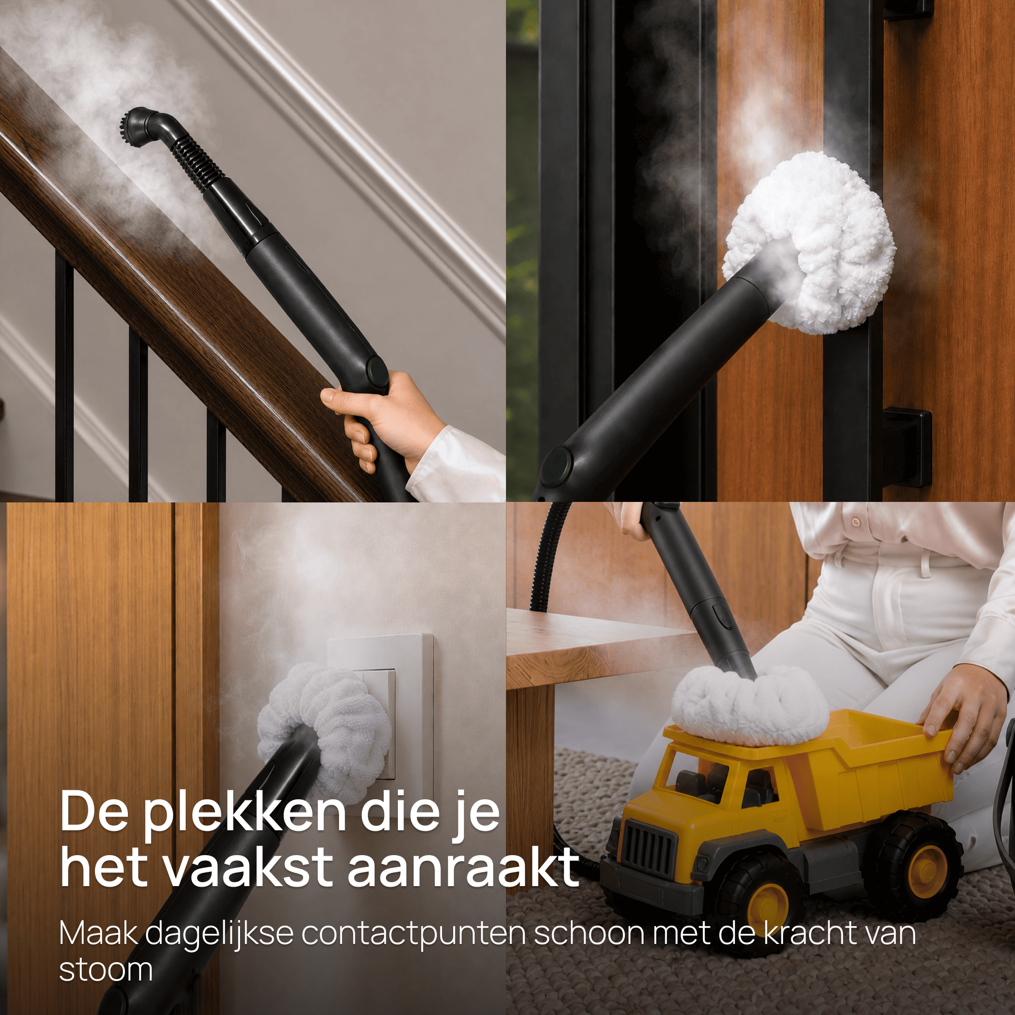Stoomreiniger PRO (drukfout in handleiding)
