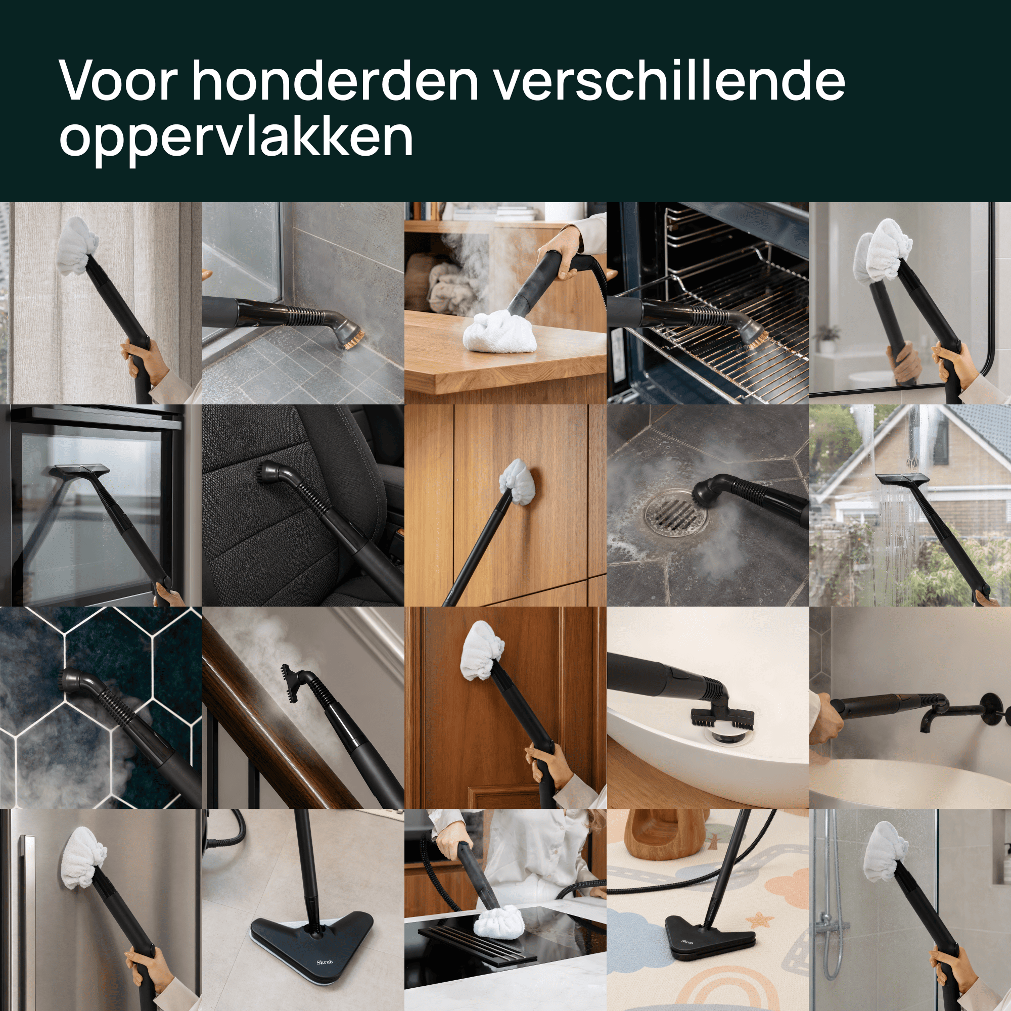 Stoomreiniger PRO (drukfout in handleiding)