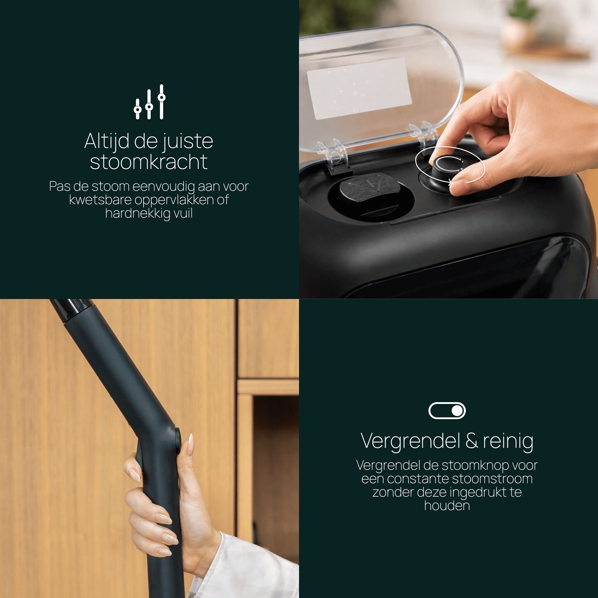 Stoomreiniger PRO (drukfout in handleiding)